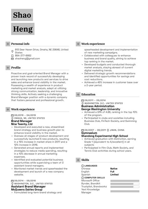 Michael G. Brand, M.D., Curriculum Vitae .